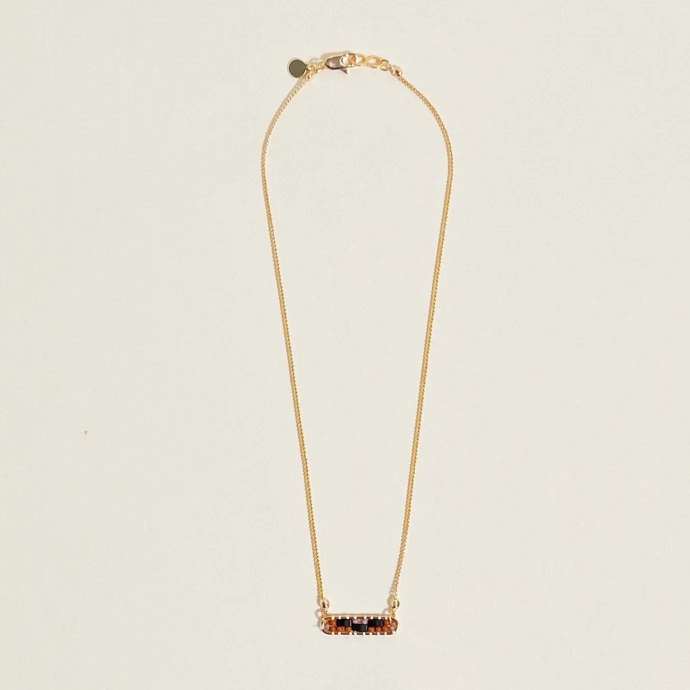Abstract Necklace in Orchid