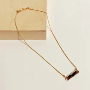Abstract Necklace in Orchid