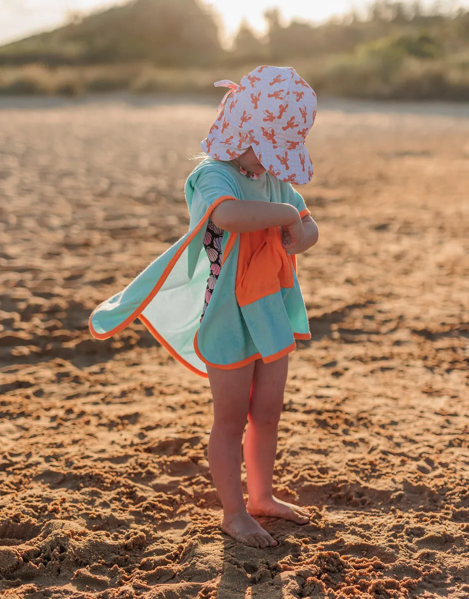 ACORN PINK LOBSTERS SWIM FLAP CAP