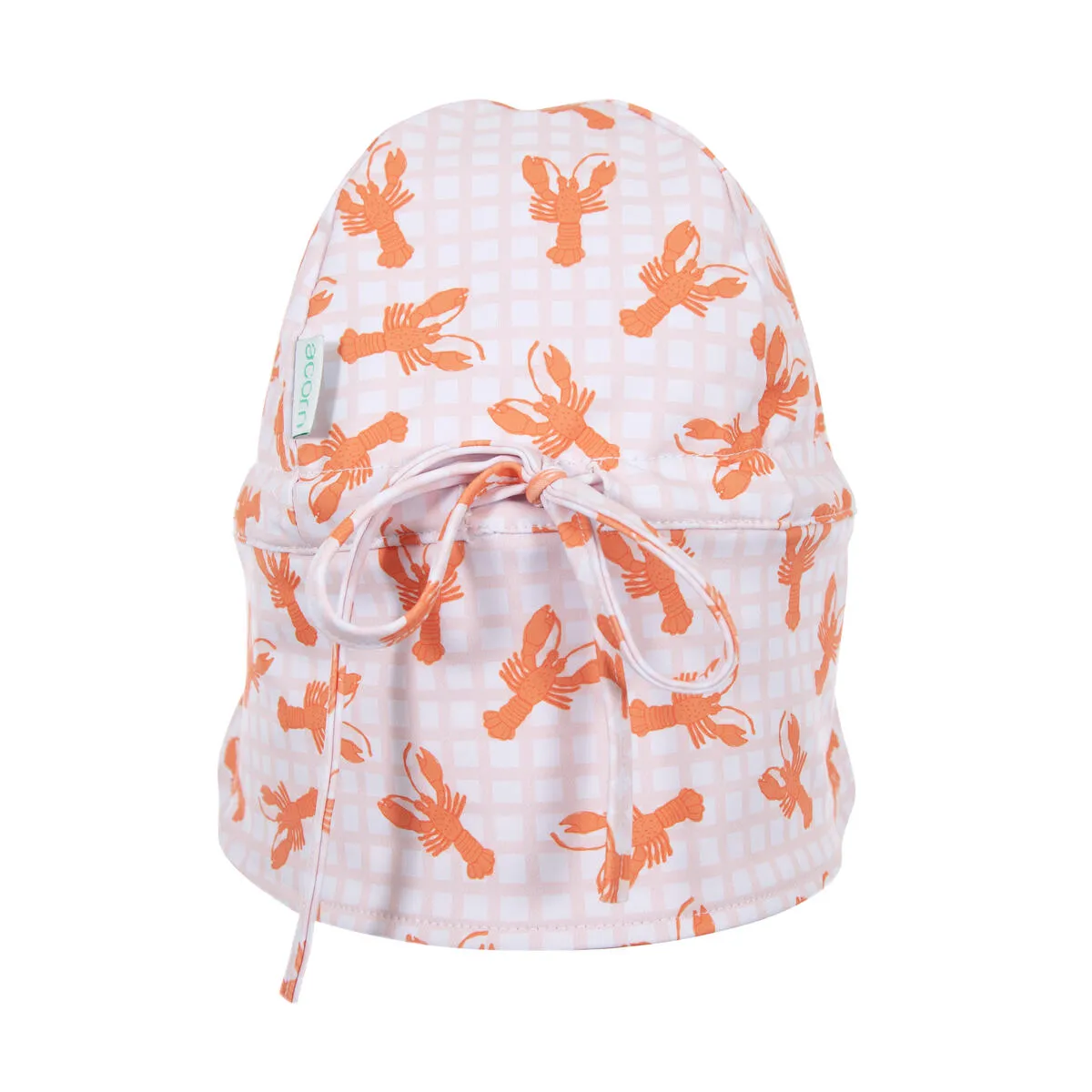 ACORN PINK LOBSTERS SWIM FLAP CAP