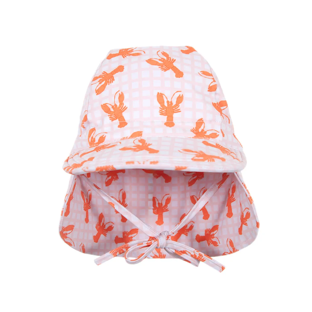 ACORN PINK LOBSTERS SWIM FLAP CAP