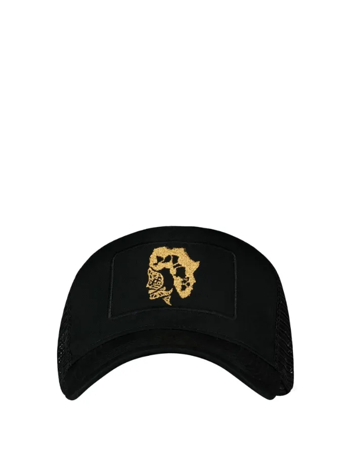 AFRICA TRUCKER HAT BLACK
