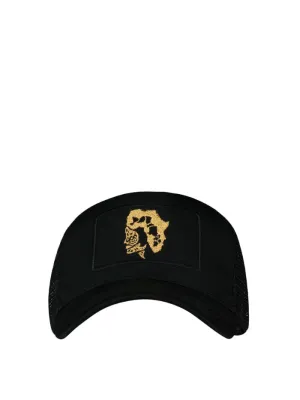 AFRICA TRUCKER HAT BLACK