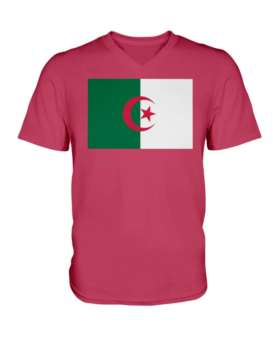 Algerian Flag  V-Neck T-Shirt