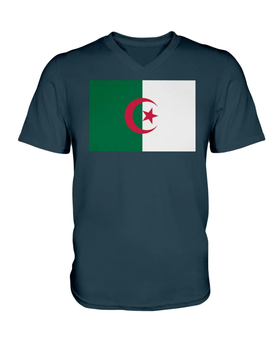 Algerian Flag  V-Neck T-Shirt