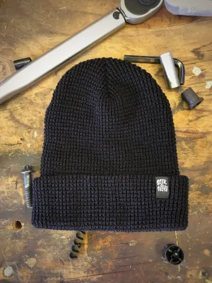 ALLDAY WAFFLE BEANIE | BLACK