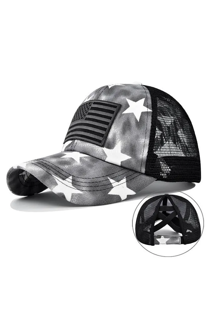 America Flag Embroidered Baseball Cap