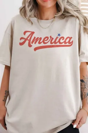 AMERICA OVERSIZED GRAPHIC TEE