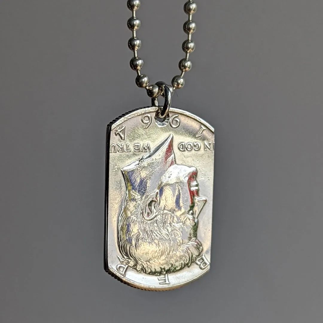 American Pride Dog Tag Necklace