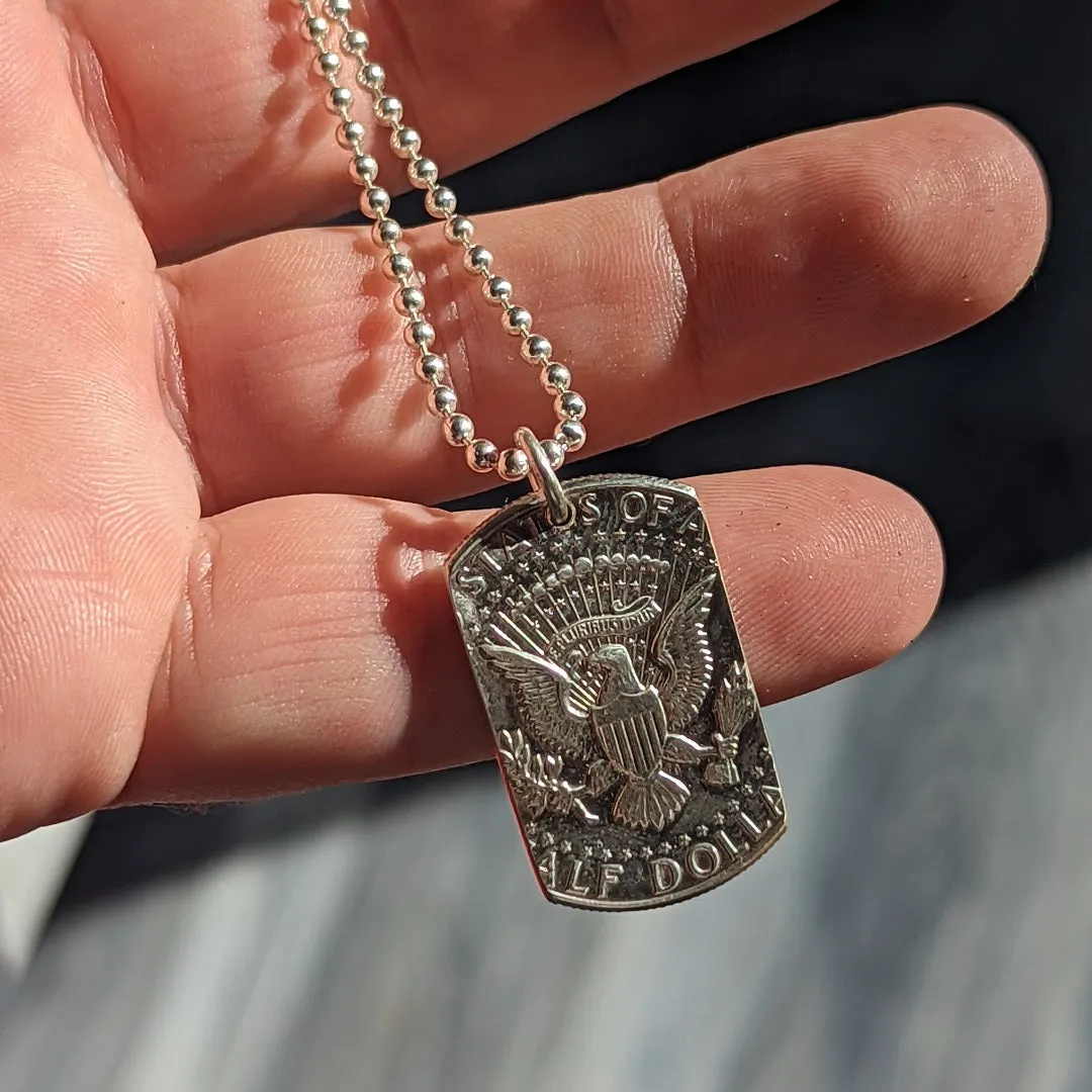American Pride Dog Tag Necklace