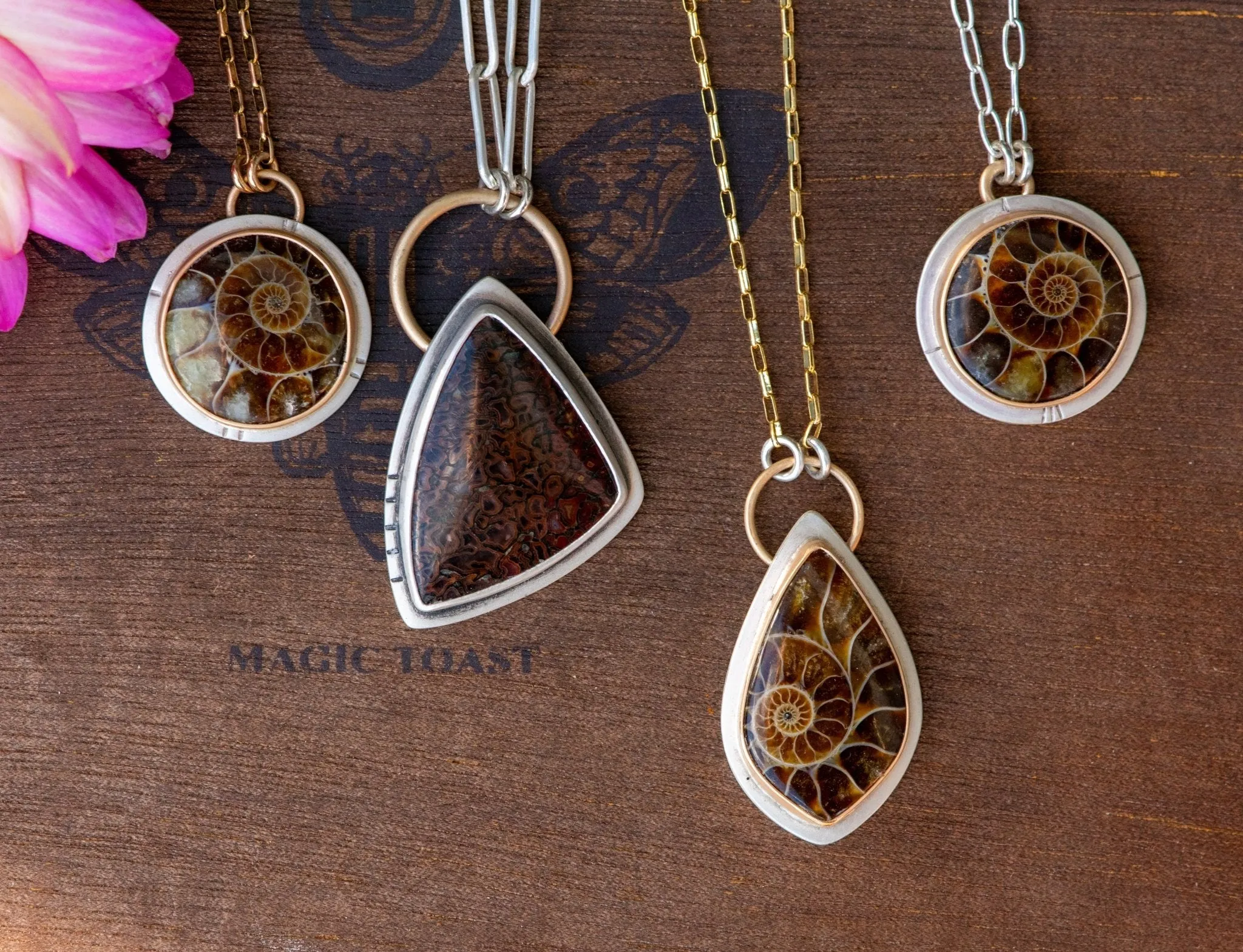 ANCIENT SHORES AMMONITE NECKLACES