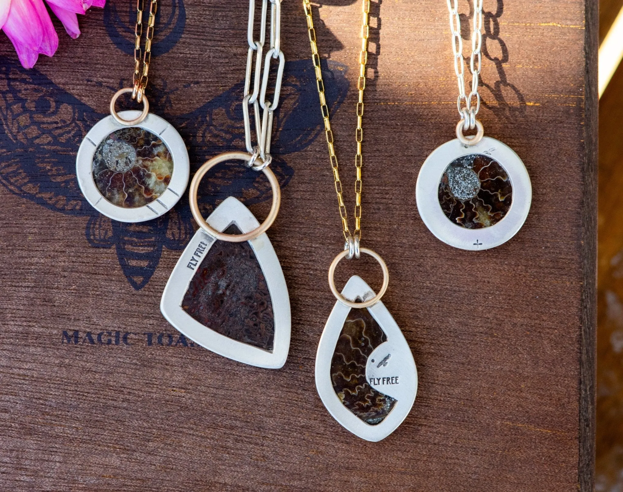 ANCIENT SHORES AMMONITE NECKLACES