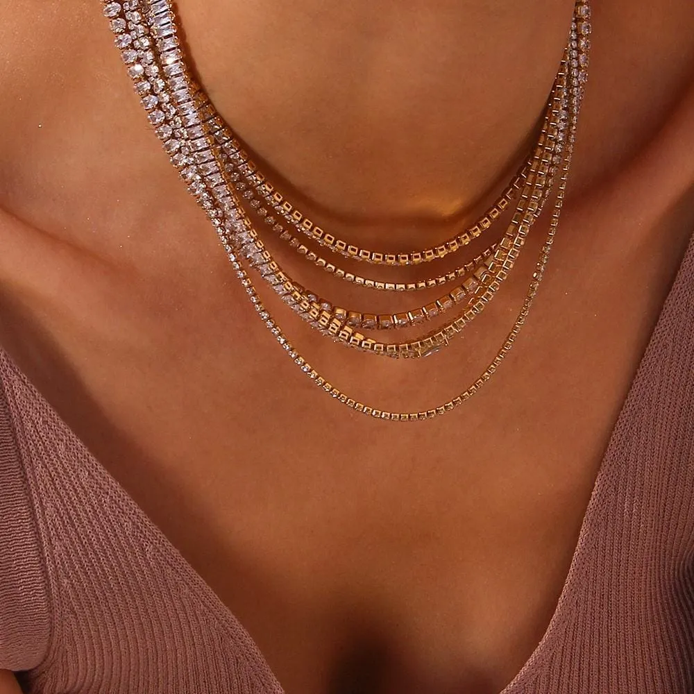 Andrea Tennis Necklaces