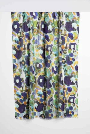 Animal Floral Print Scarf