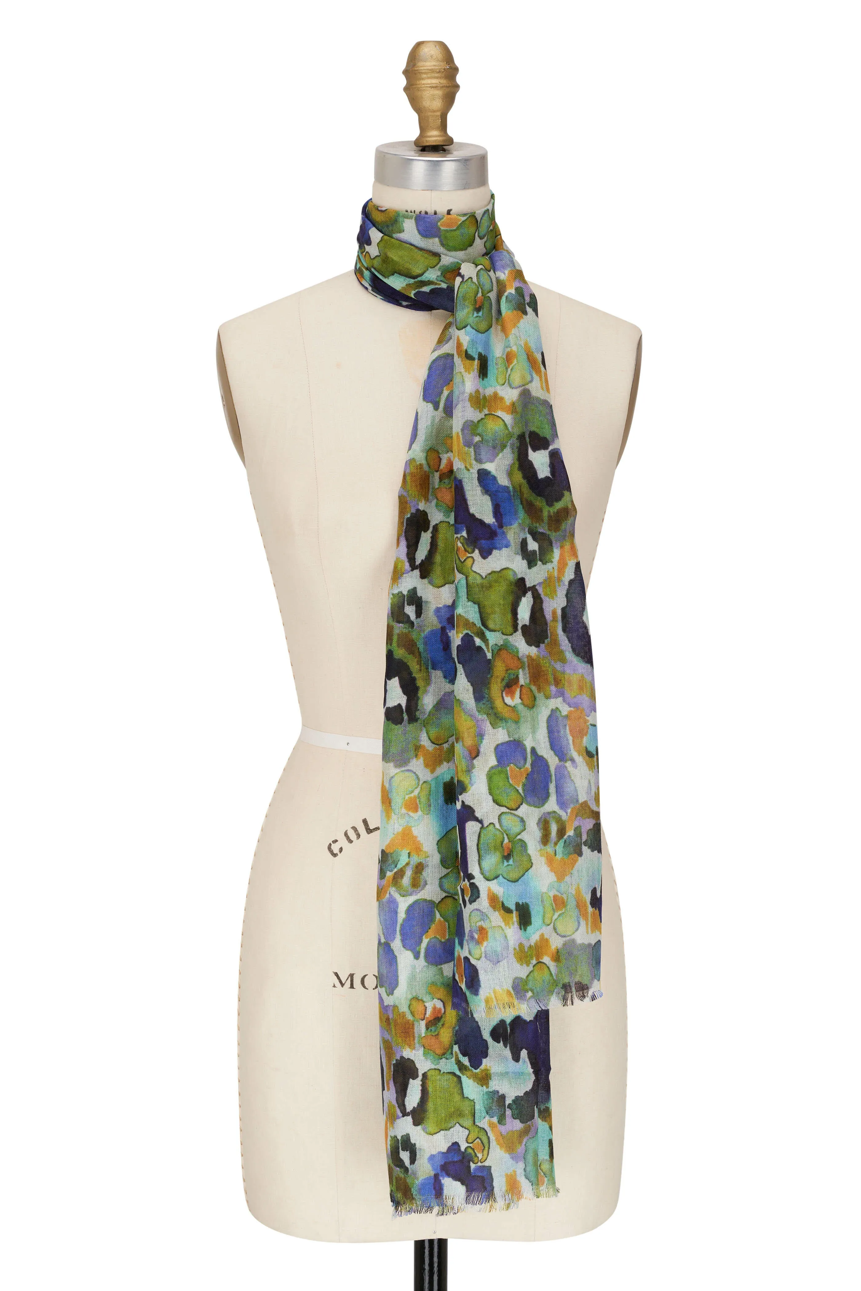 Animal Floral Print Scarf