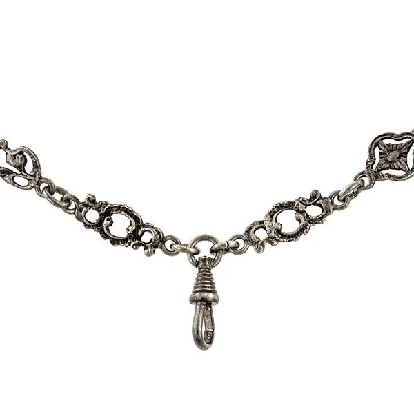Antique Ornate Link Chain Necklace