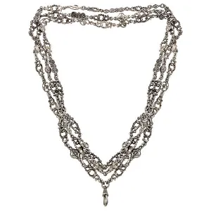 Antique Ornate Link Chain Necklace