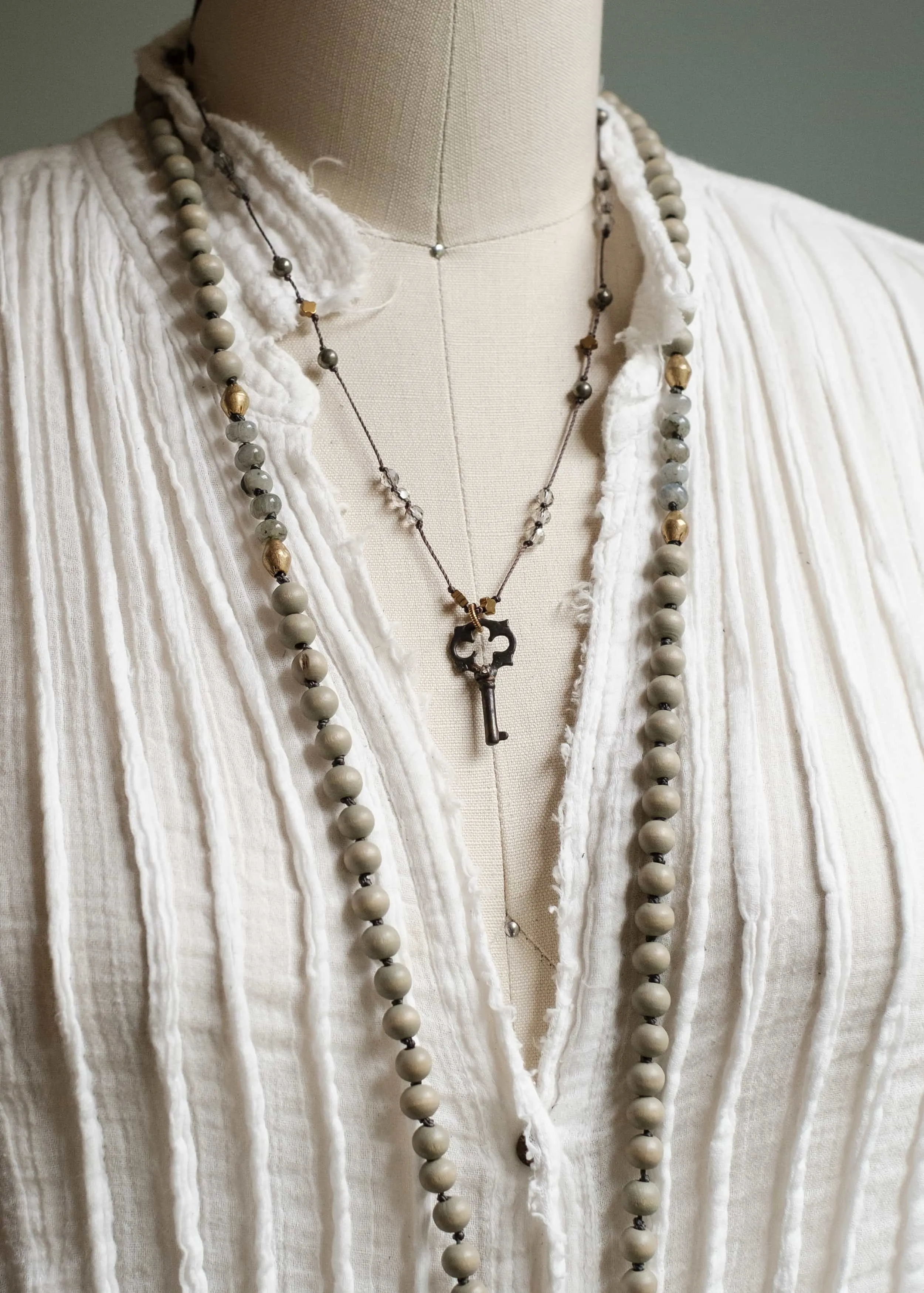 Apothecary Vintage Key Necklace