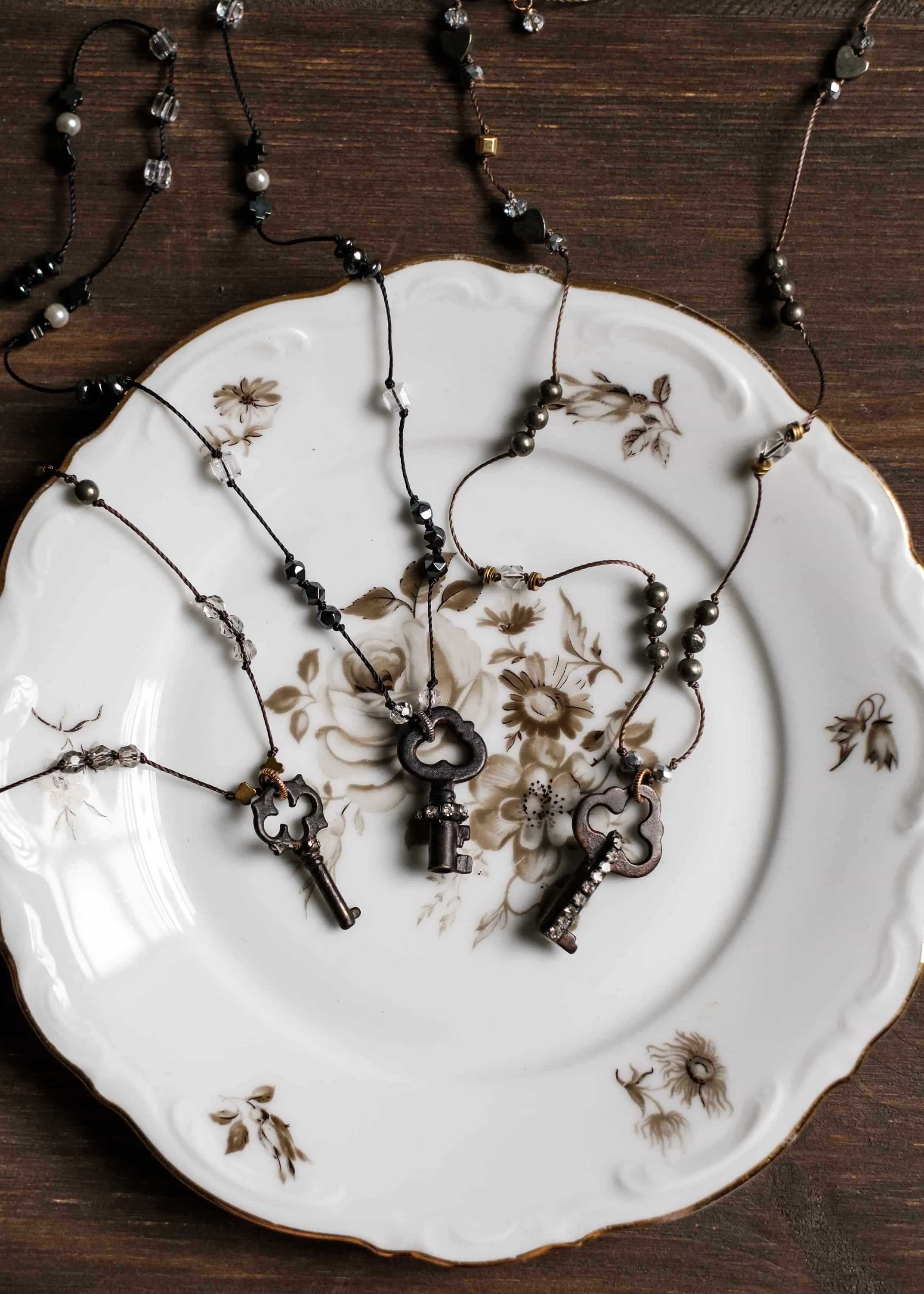 Apothecary Vintage Key Necklace