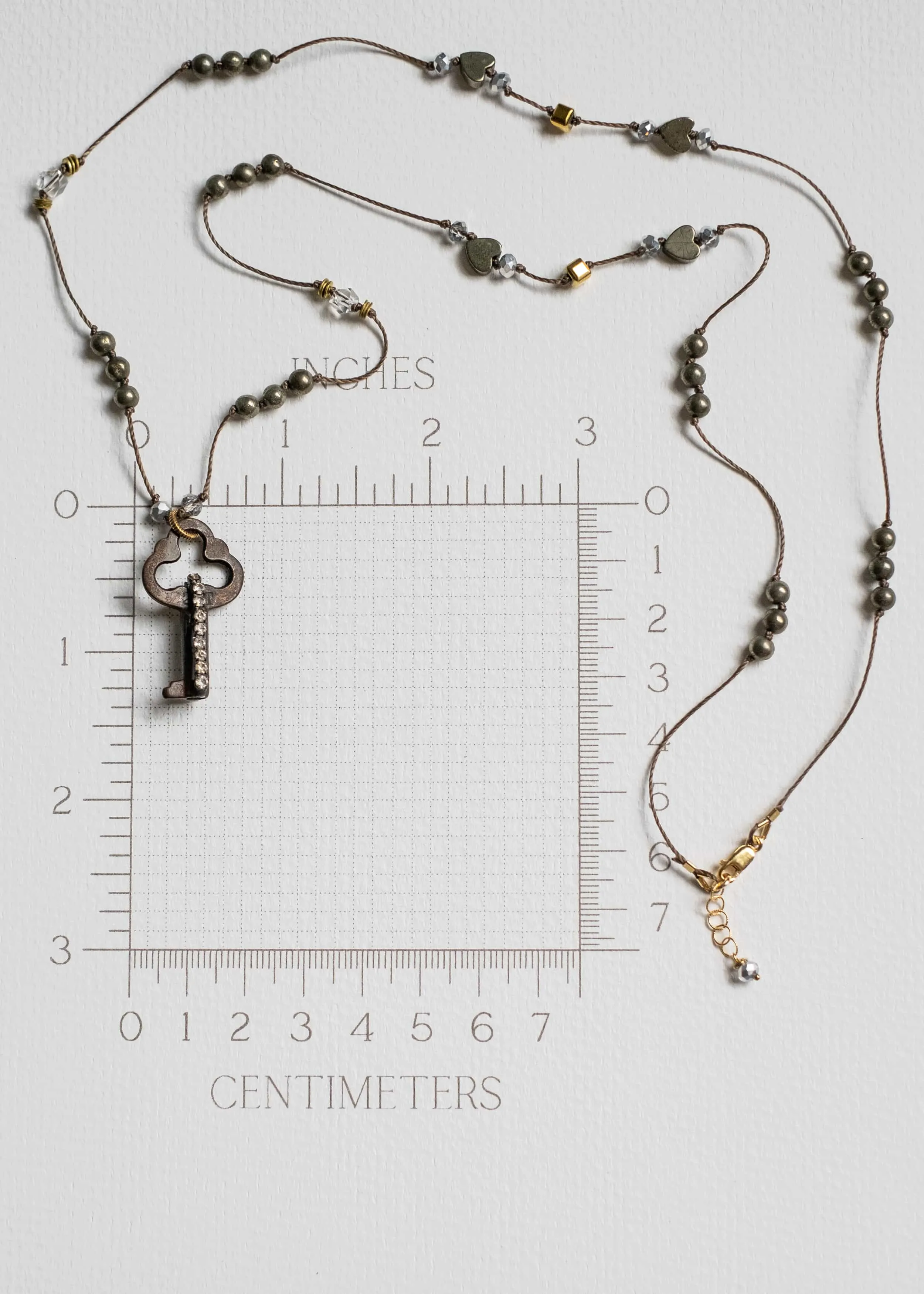Apothecary Vintage Key Necklace
