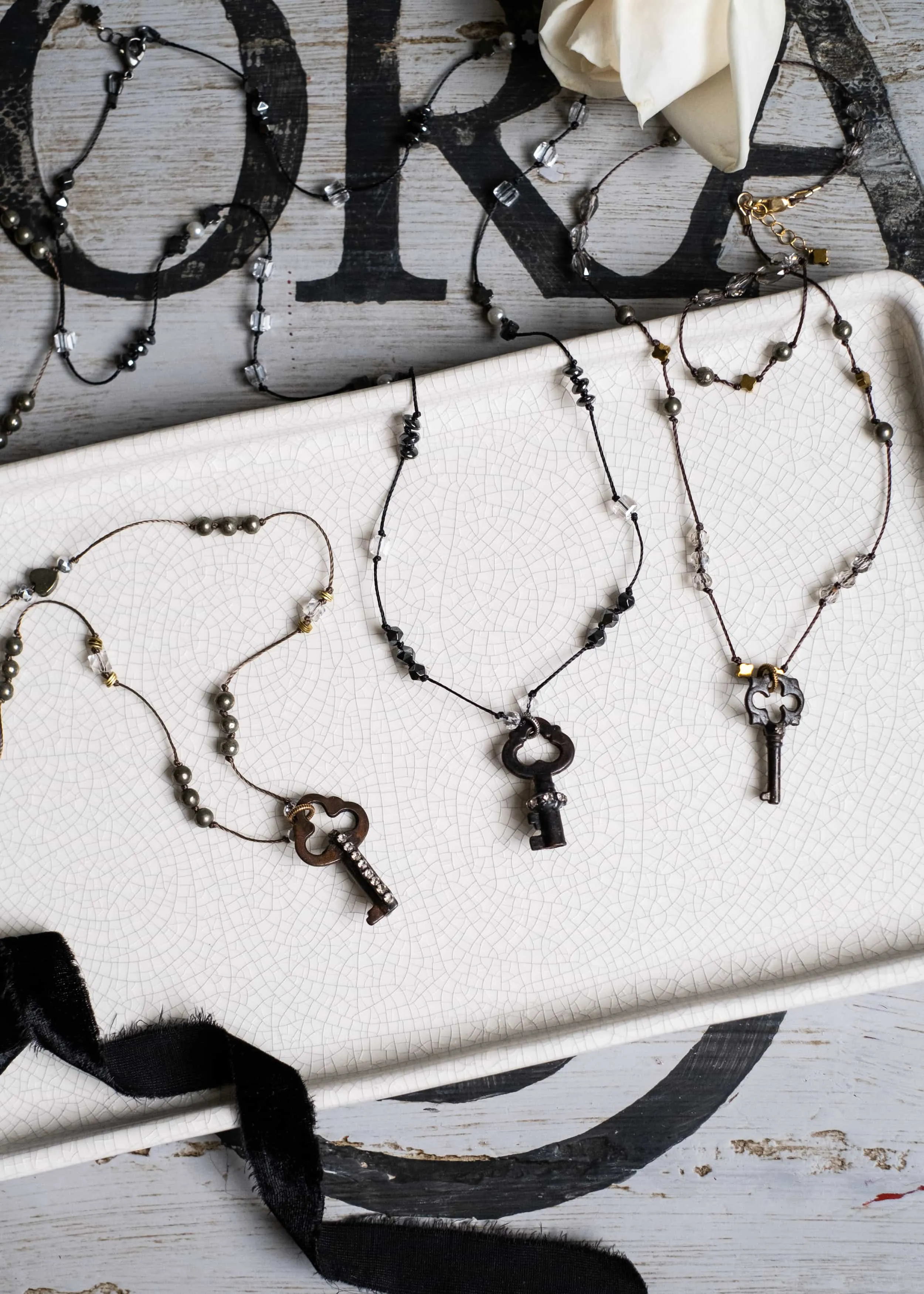 Apothecary Vintage Key Necklace