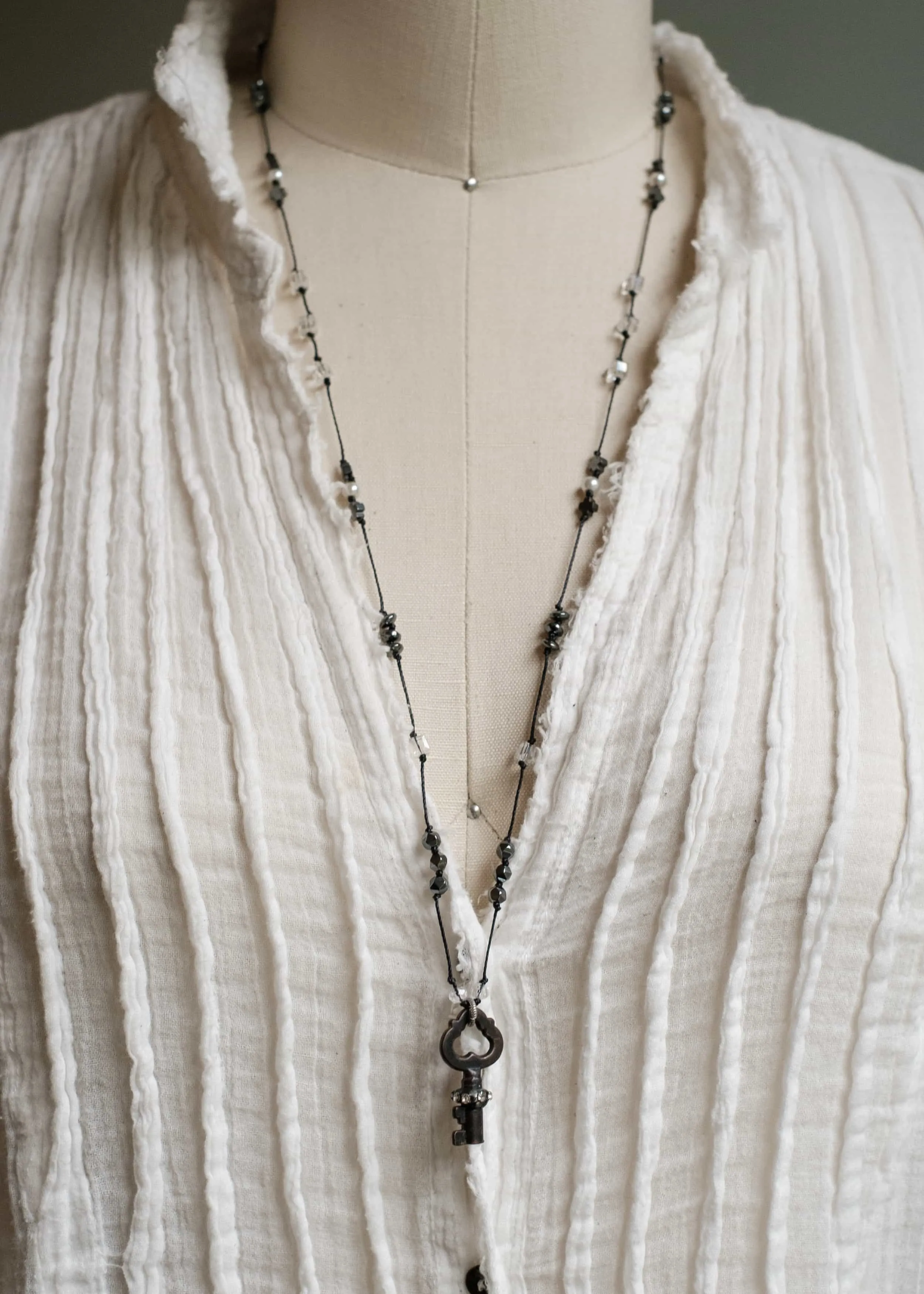 Apothecary Vintage Key Necklace