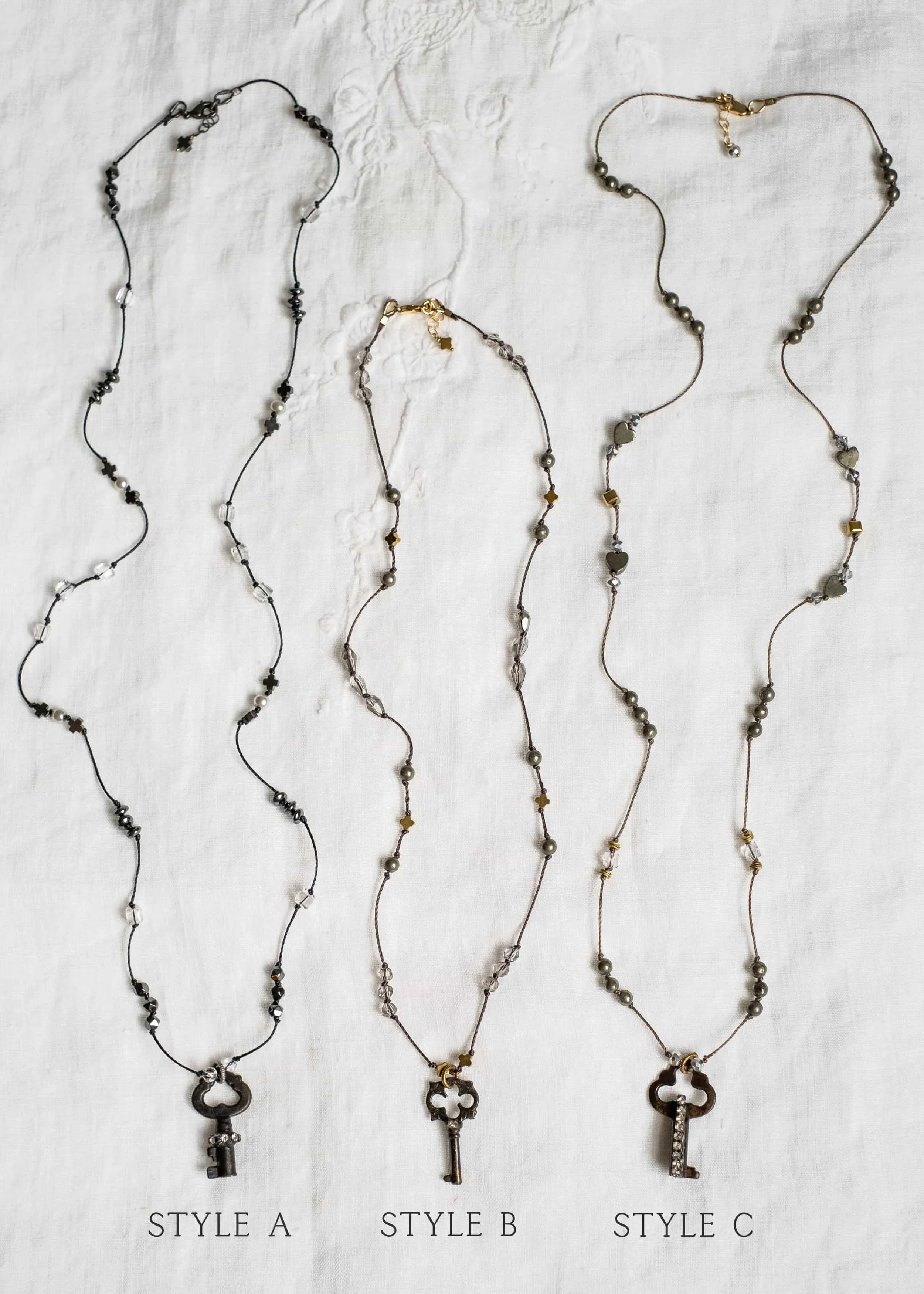 Apothecary Vintage Key Necklace