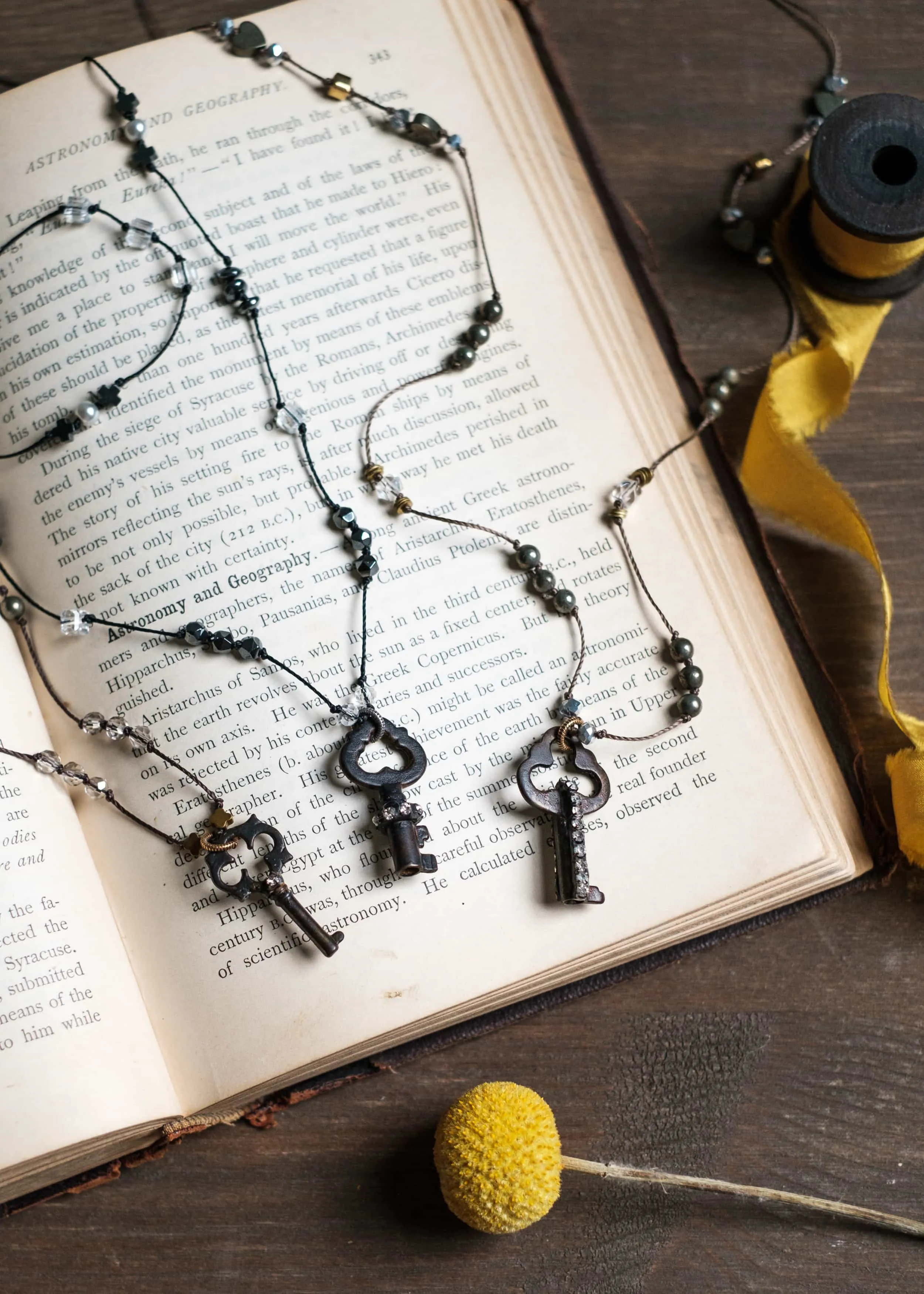 Apothecary Vintage Key Necklace