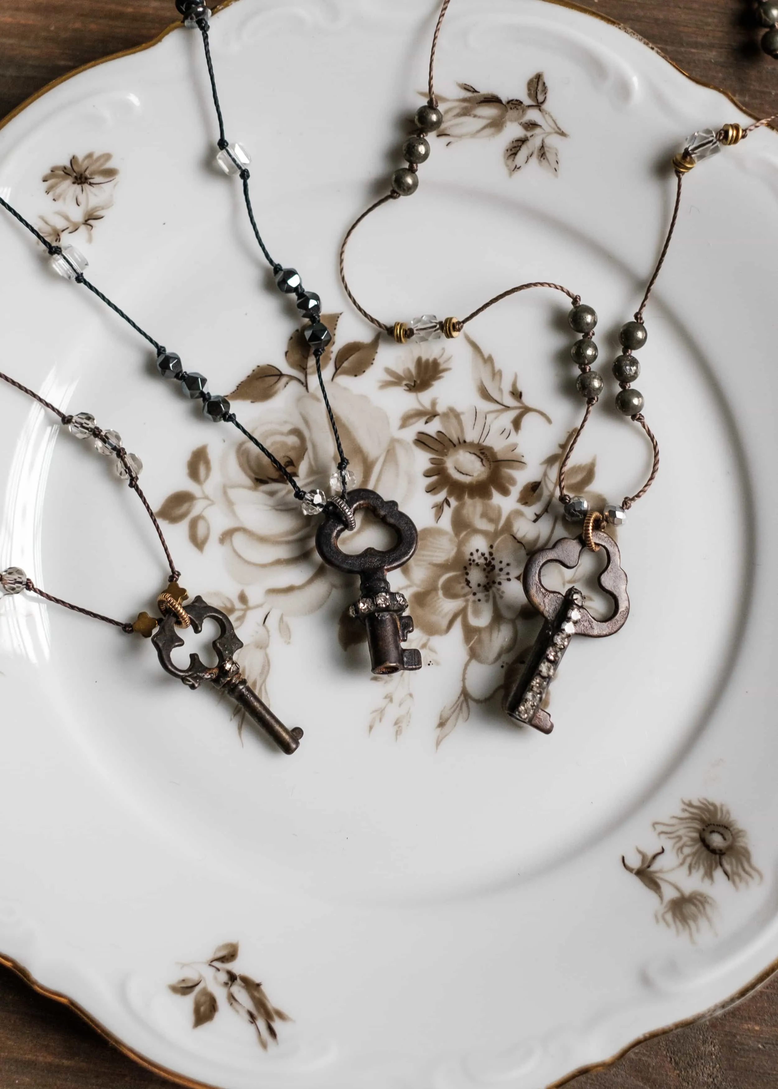 Apothecary Vintage Key Necklace
