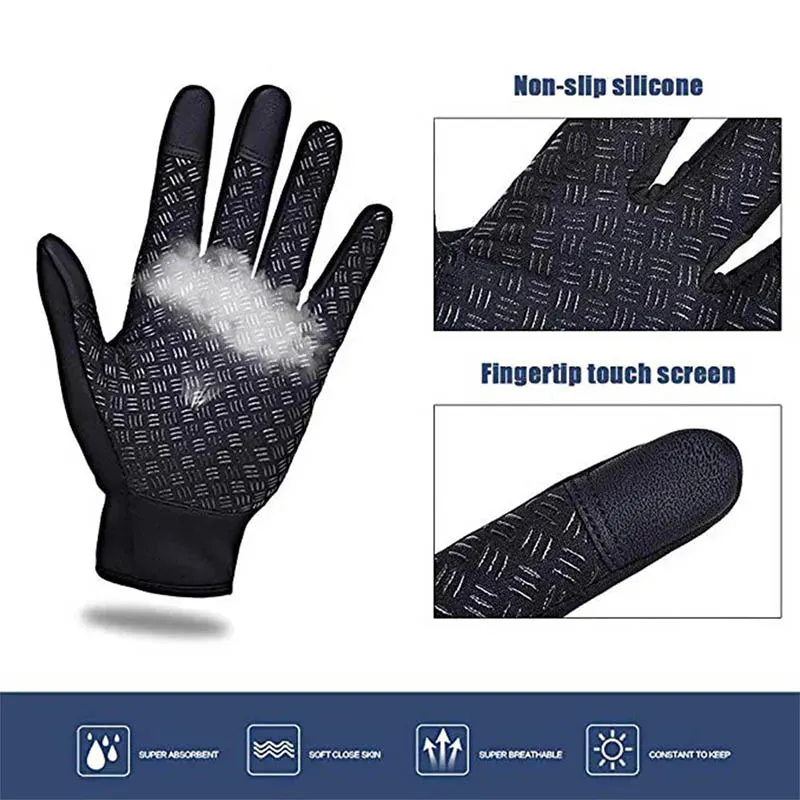 ArcticShield Touchscreen Winter Gloves for Men