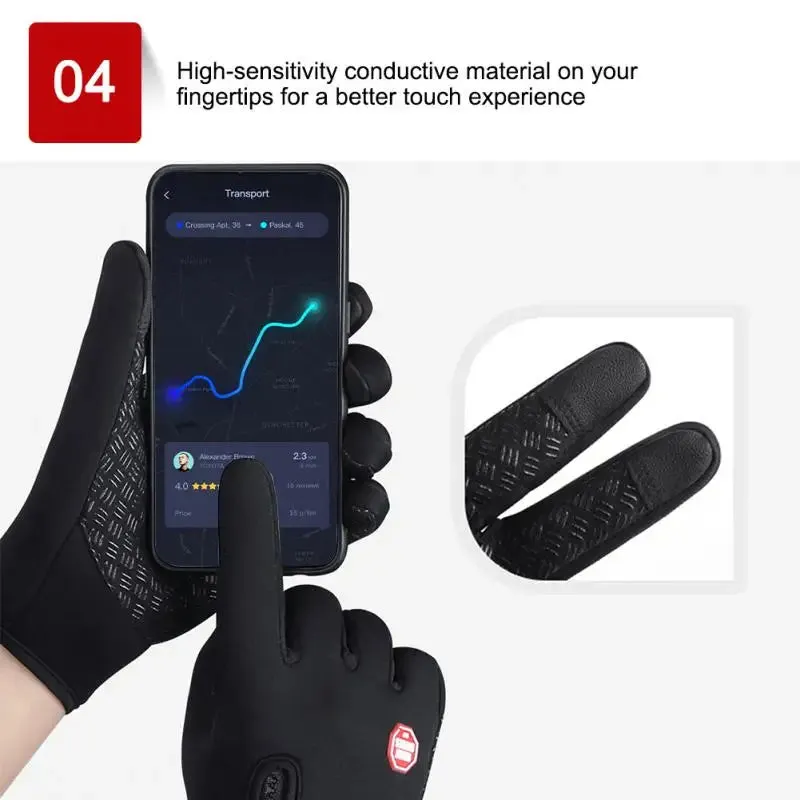ArcticShield Touchscreen Winter Gloves for Men