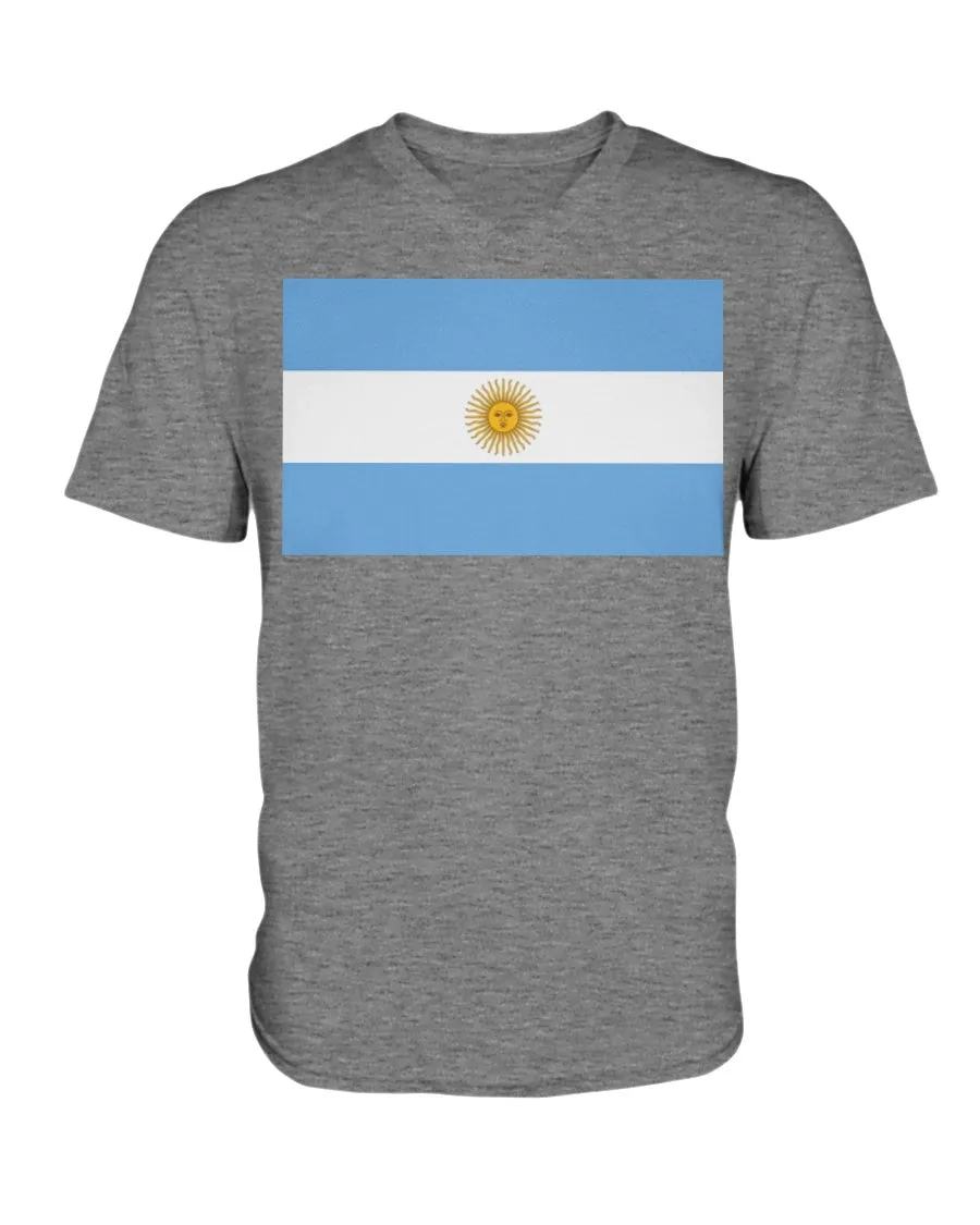 Argentinian Flag  V-Neck T-Shirt