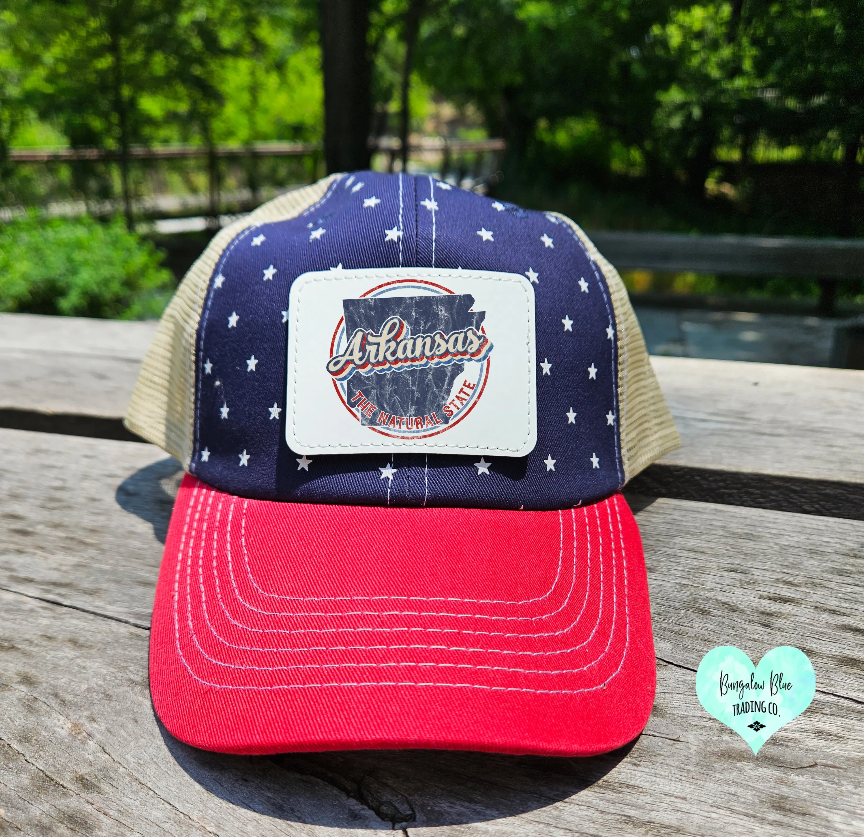 Arkansas Flag Trucker Hat
