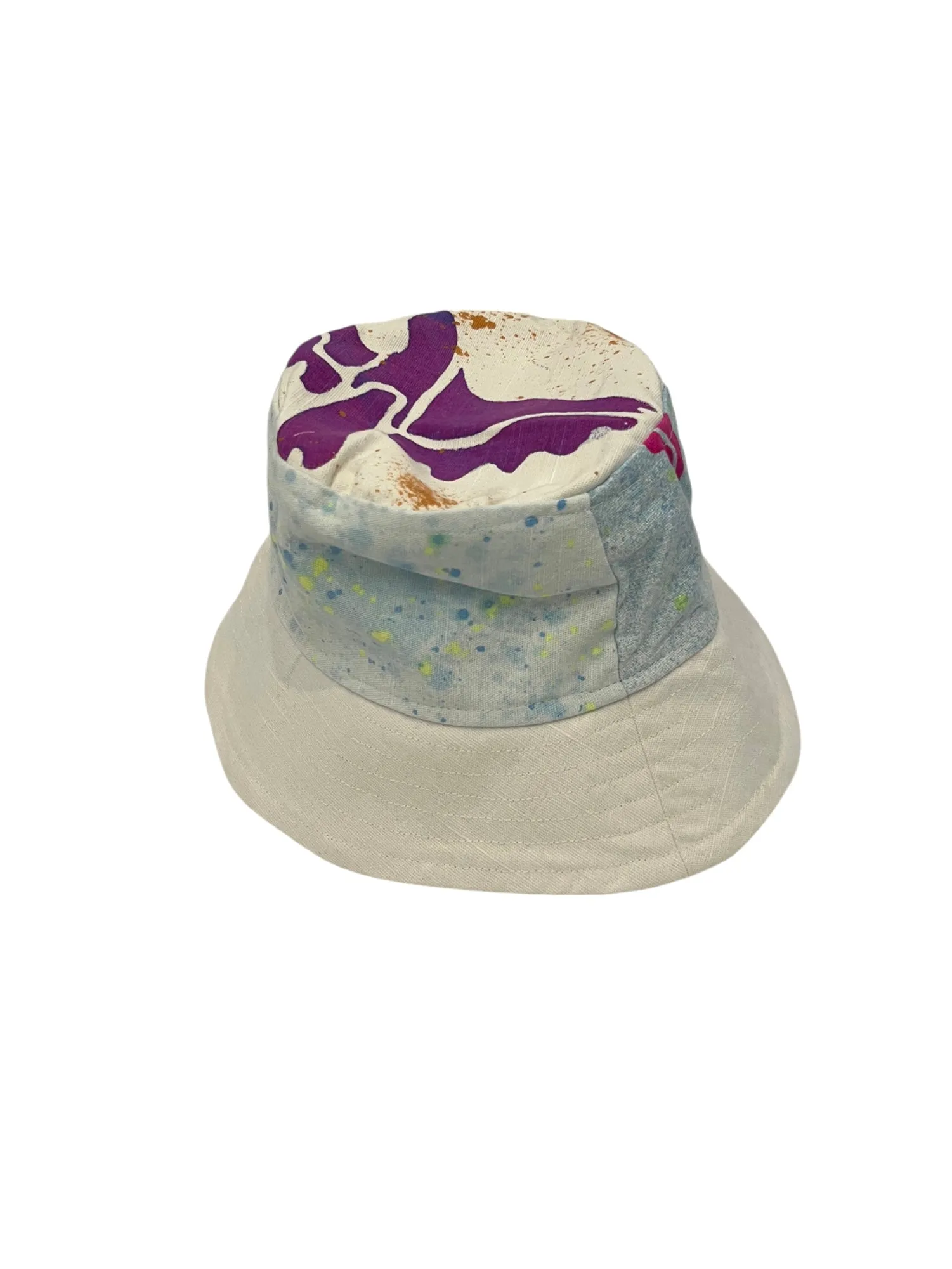 ASHLEEN CASTILLO - Caribe Bucket Hat - Purple Blue Birds