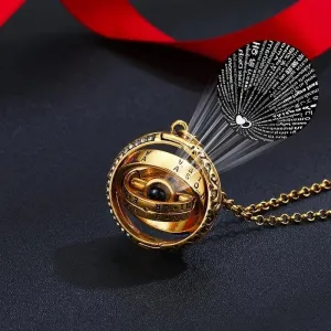 Astronomical Projection Ball Amulet Necklace