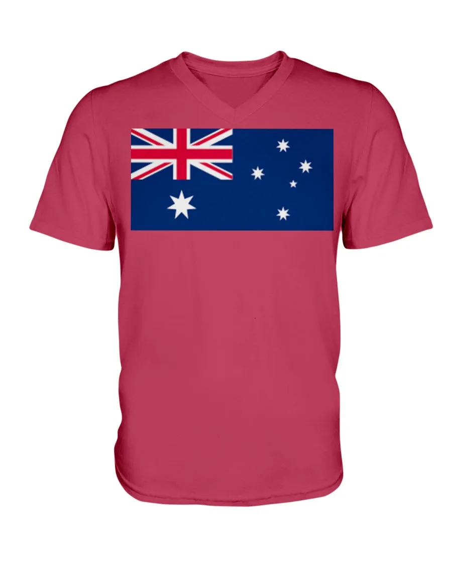 Australian Flag  V-Neck T-Shirt