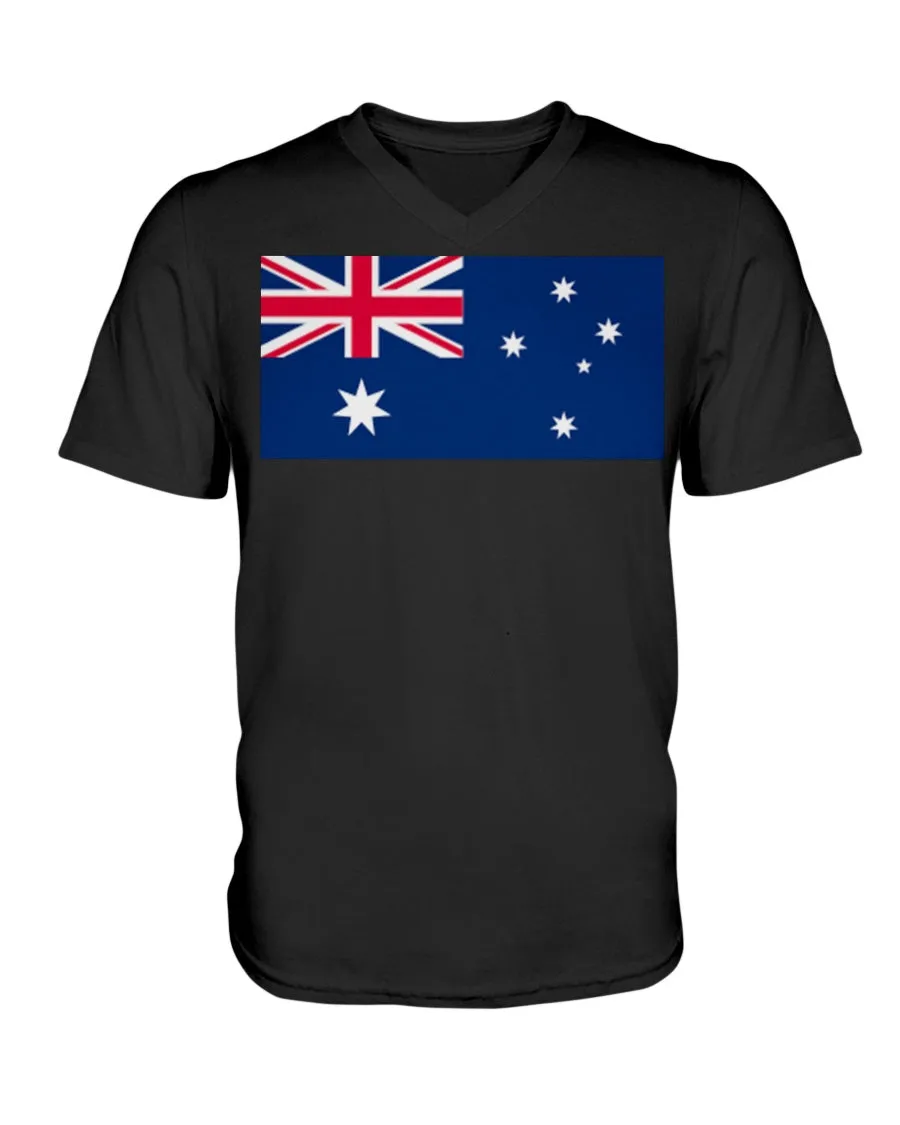 Australian Flag  V-Neck T-Shirt