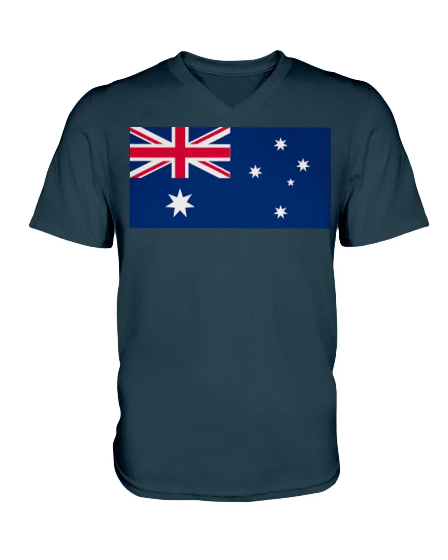 Australian Flag  V-Neck T-Shirt