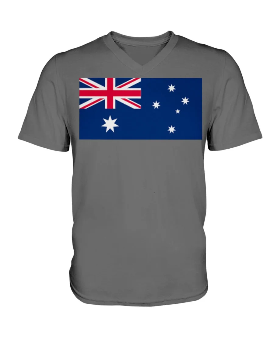 Australian Flag  V-Neck T-Shirt