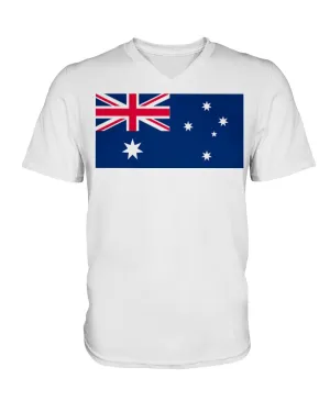Australian Flag  V-Neck T-Shirt