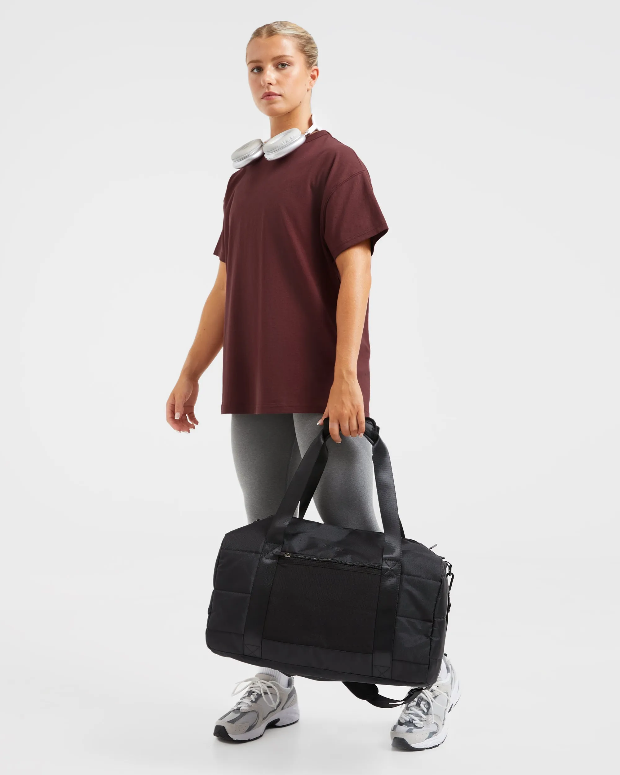 AYBL Athletics Oversized T Shirt - Burgundy