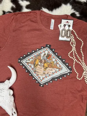 AZTEC COWGIRL TEE- 54