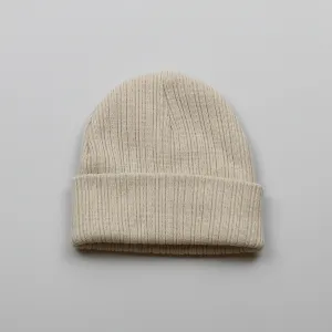 Baby Beanie Hat - Beige