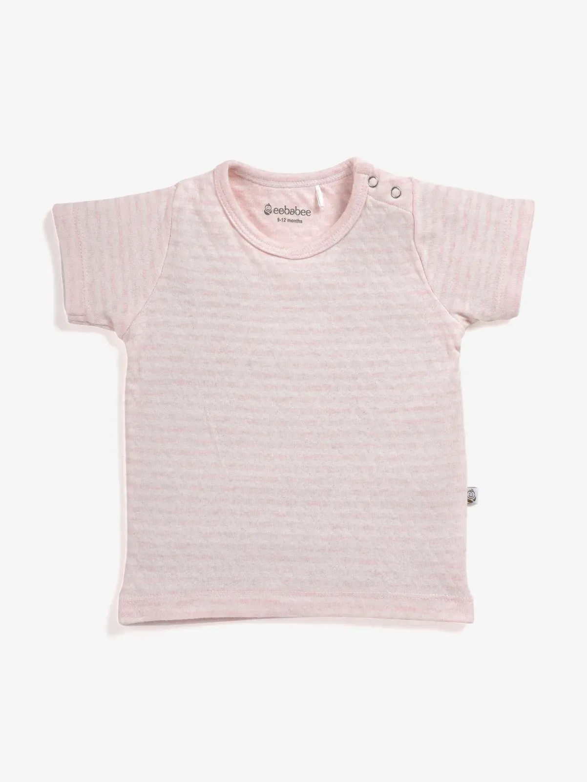BABY BOYS STRIPED TEE & DENIM SHORTS SET