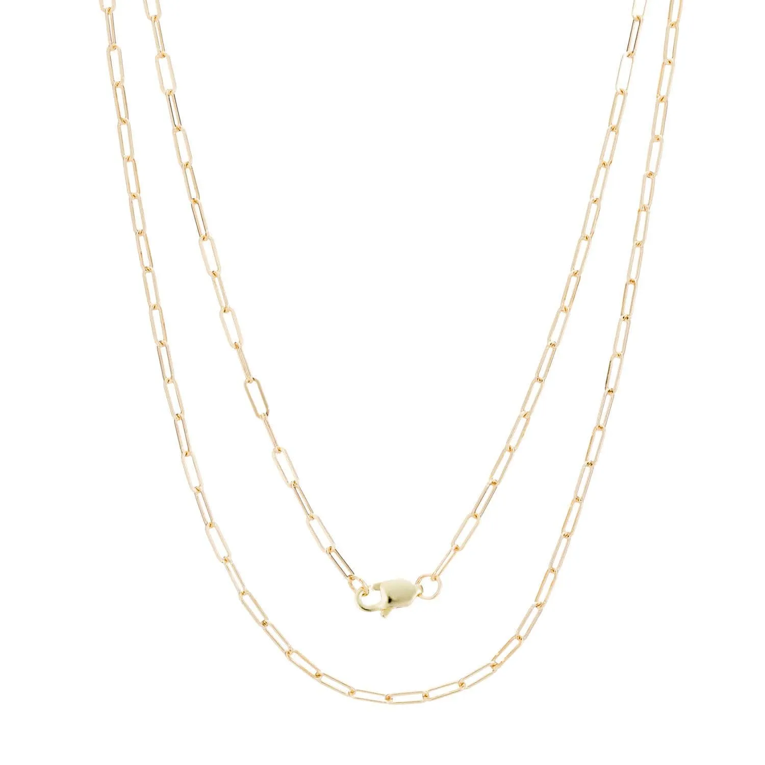 Baby Flat Link Chain Necklace