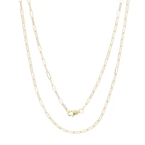 Baby Flat Link Chain Necklace