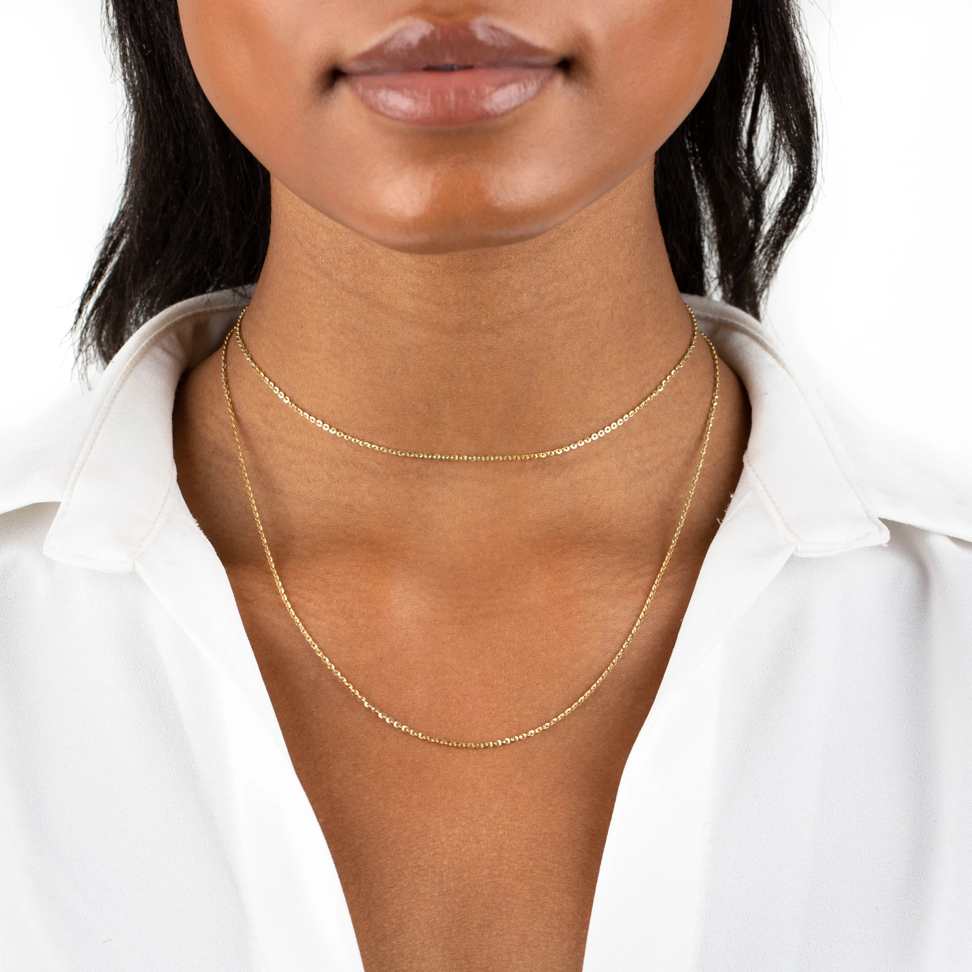 Baby Rolo Chain Necklace