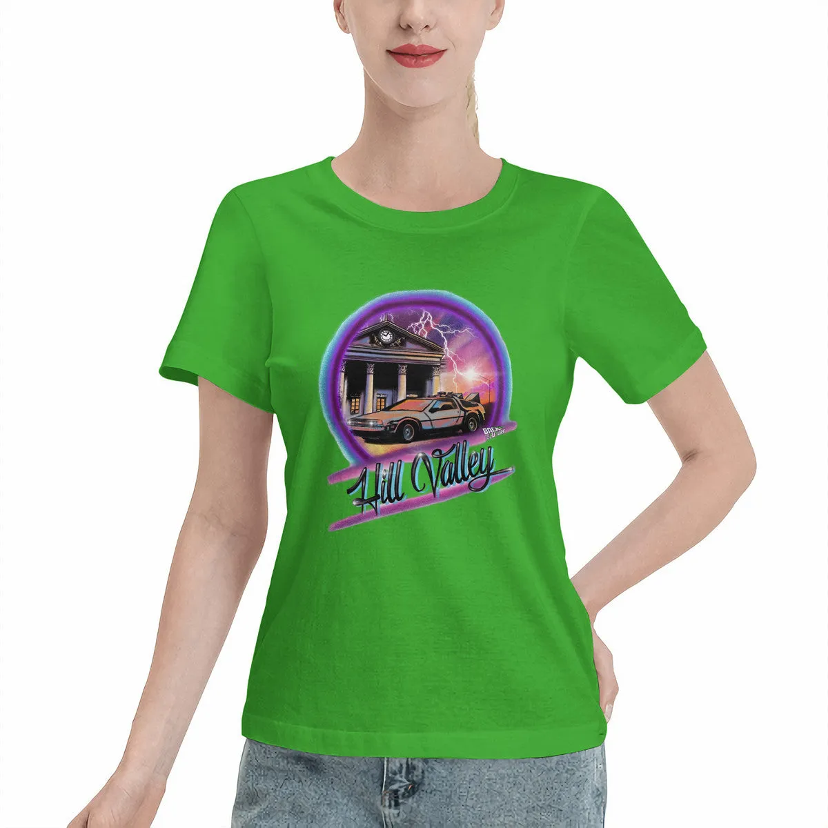 Back To the Future Airbrushed Women's T-Shirt
