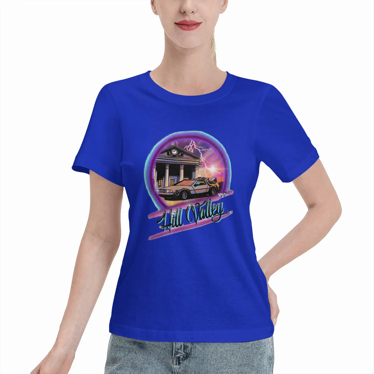 Back To the Future Airbrushed Women's T-Shirt