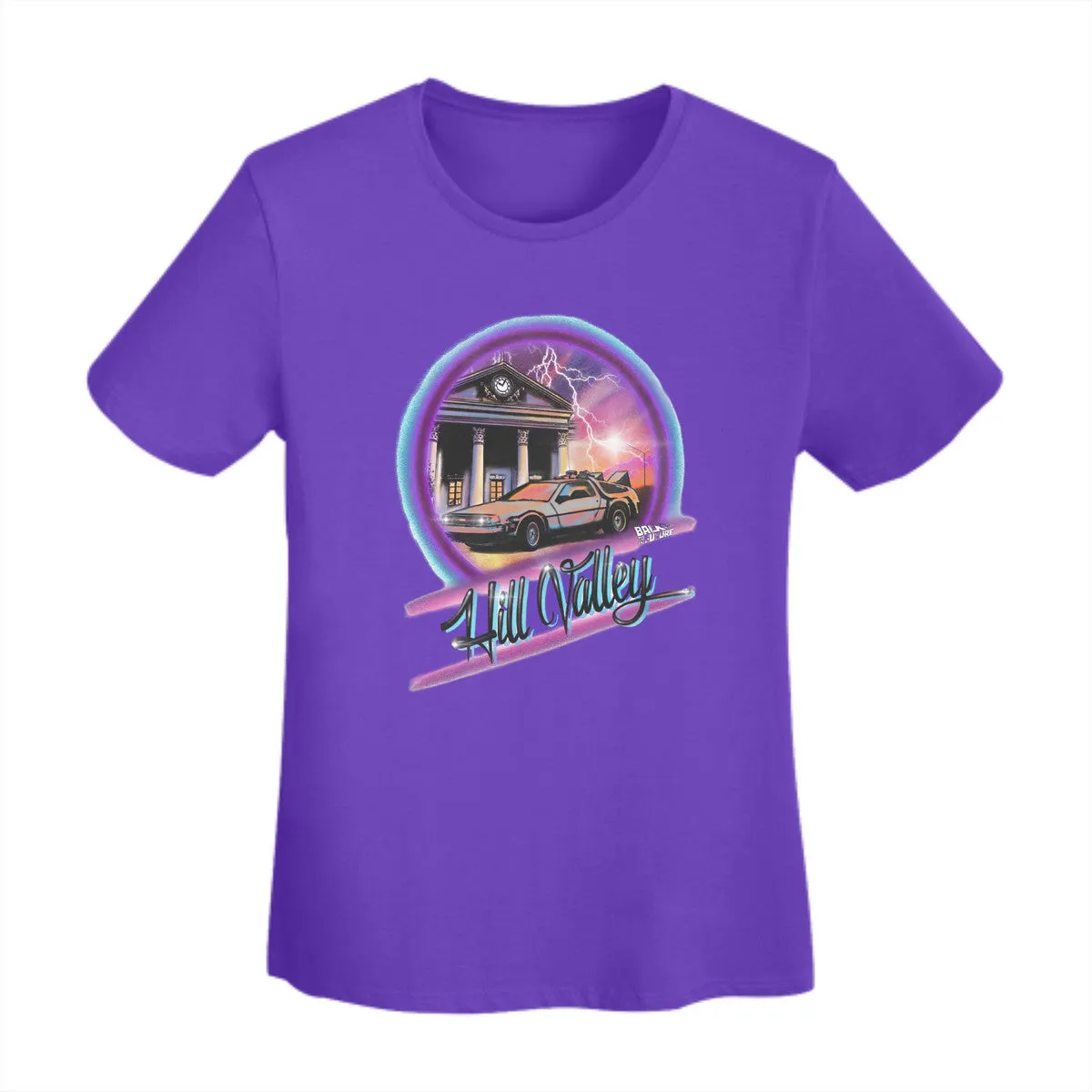Back To the Future Airbrushed Women's T-Shirt